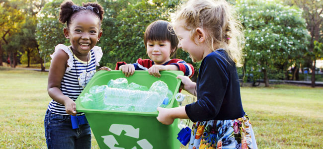Como ensinar as crianças a reciclar
