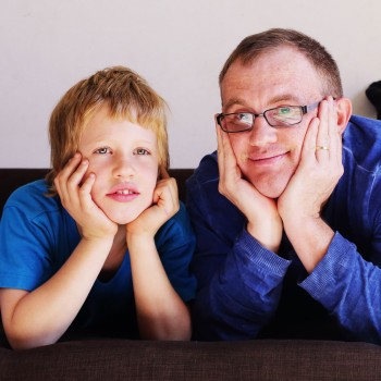 A família de uma criança autista