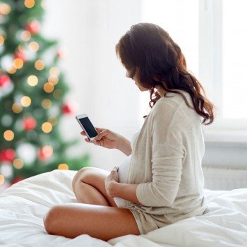 Ideias para anunciar a gravidez no Natal