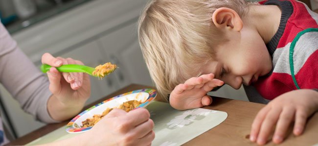 Quando a criança se recusa a comer