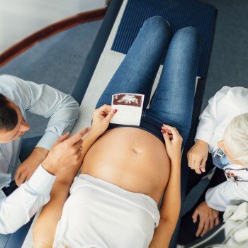 A primeira ecografia da gravidez