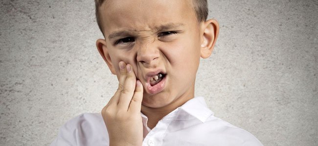 As cáries nas crianças