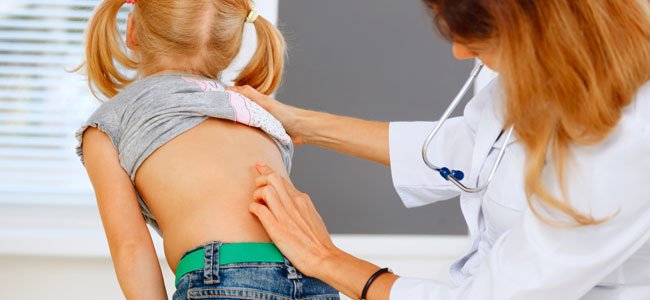 As dores nas costas das crianças