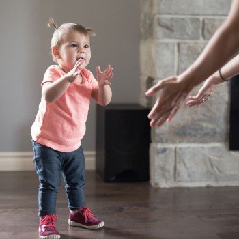 Os primeiros passos do bebê