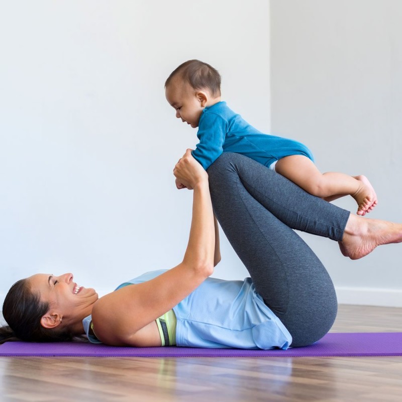 Pilates para recuperar a forma após o parto