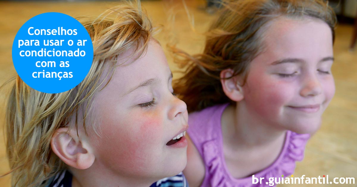 cómo usar o ar condicionado com as crianças