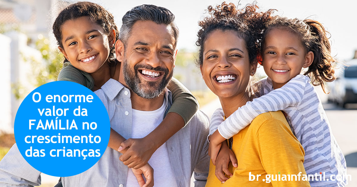A família e as crianças. Dia Internacional da Família