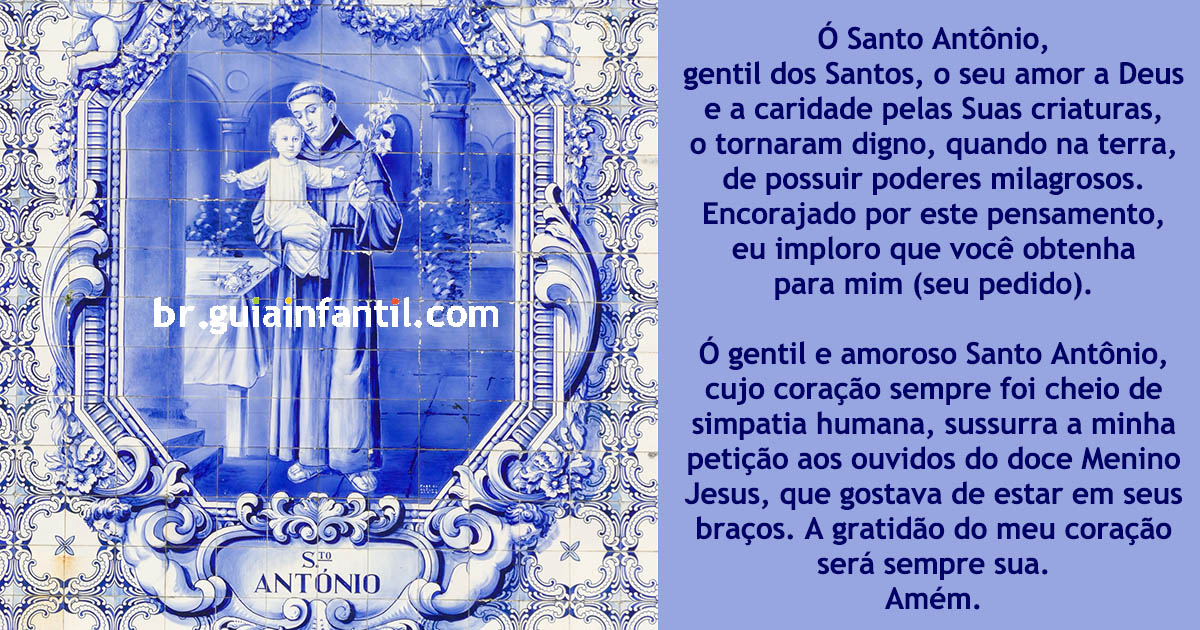 reza para santo antonio