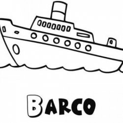 Desenho de um navio para imprimir