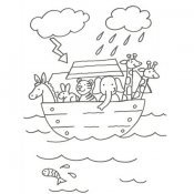 Play Desenho da Arca de Noé para colorir