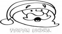 Desenhos de Papai Noel para imprimir e colorir