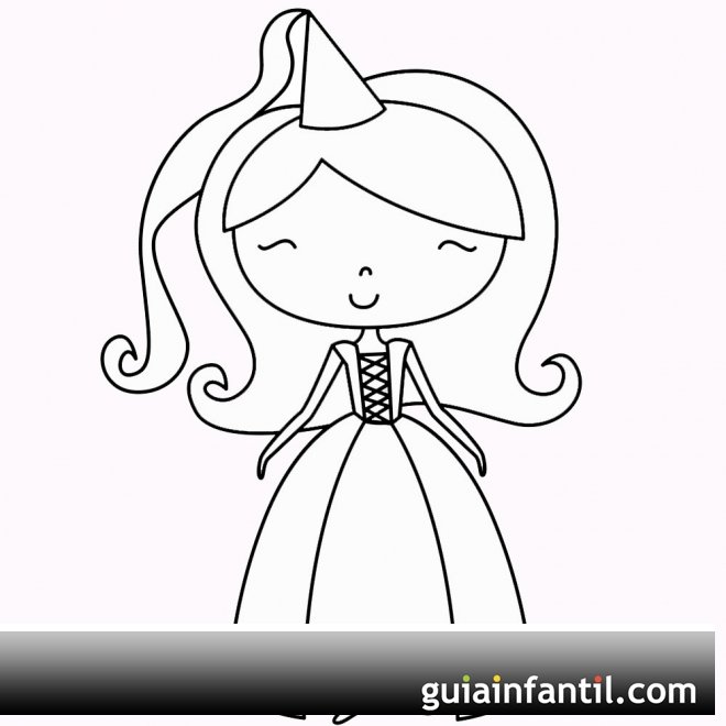 Desenhos de princesas para imprimir e colorir