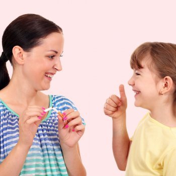 Deixe de fumar pela saúde dos seus filhos