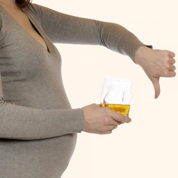 Evite o álcool na gravidez