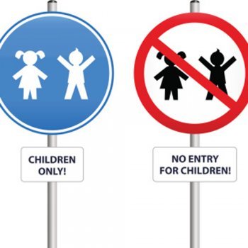 Proibido crianças. A aversão a crianças chega aos transportes