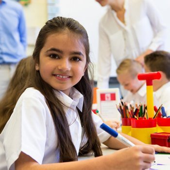 Correta postura para que as crianças escrevam