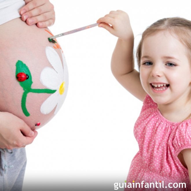 Você gostaria que pintassem a sua barriga durante a gravidez?