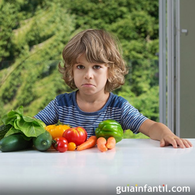 Os alimentos mais rejeitados pelas crianças