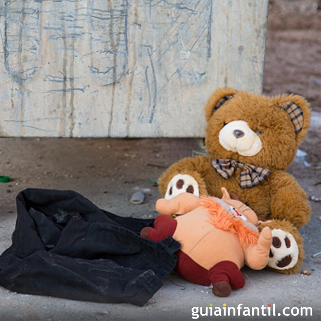 O destino dos brinquedos usados das crianças
