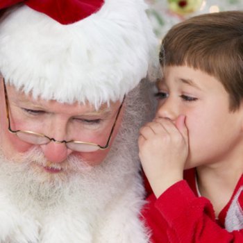 As marcas de Papai Noel nas crianças