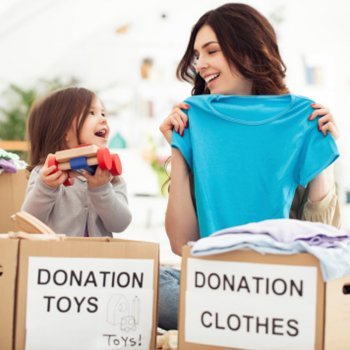 Praticar o desapego material com as crianças na Semana Santa