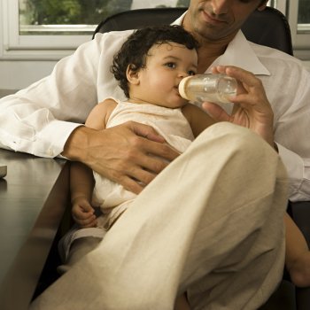 O melhor momento do dia com o meu bebê