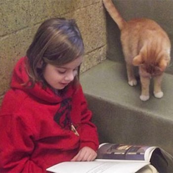 Por que é bom que as crianças leiam para os animais