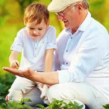 As crianças que crescem com seus avós são mais felizes