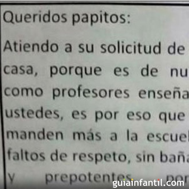 A polêmica resposta de alguns professores diante da queixa pelo excesso de deveres infantis