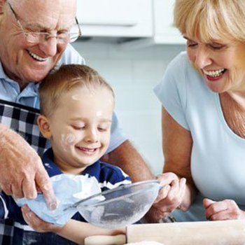 Graças aos avós menos crianças obesas