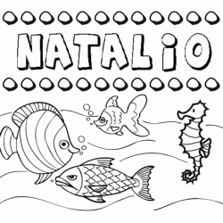 Desenhos do nome Natalio para imprimir e colorir com as crianças