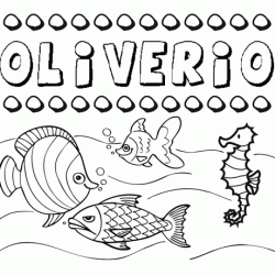 Desenhos do nome Oliverio para imprimir e colorir com as crianças
