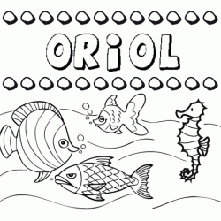 Desenhos do nome Oriol para imprimir e colorir com as crianças