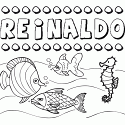 Desenhos do nome Reinaldo para imprimir e colorir com as crianças