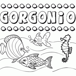 Desenhos do nome Gorgonio para imprimir e colorir com as crianças
