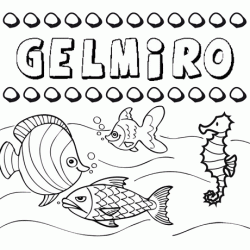 Desenhos do nome Gelmiro para imprimir e colorir com as crianças