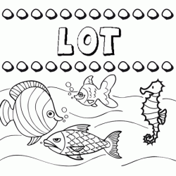 Desenhos do nome Lot para imprimir e colorir com as crianças