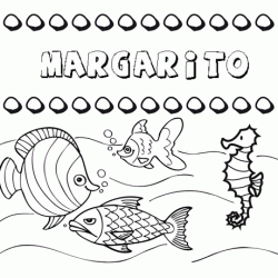 Desenhos do nome Margarito para imprimir e colorir com as crianças