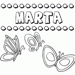 desenho de maria e marta para colorir