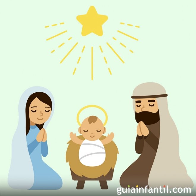 Nascimento do menino Jesus. Conto de Natal
