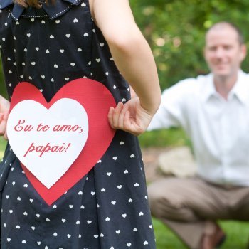 Um presente da criança para o Dia dos Pais