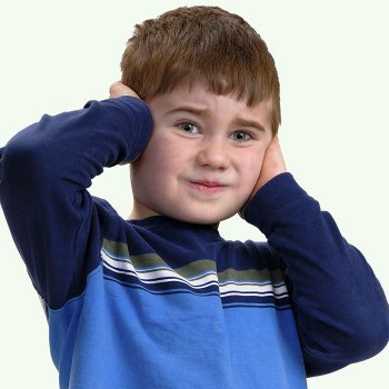 O medo das crianças aos ruídos