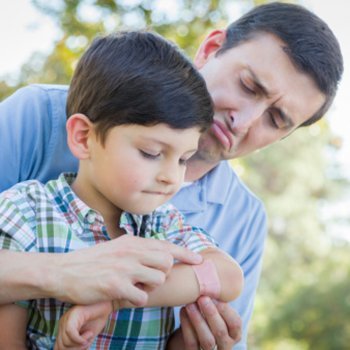 Ferimentos. Primeiros socorros em crianças