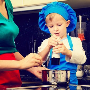 Cozinhando com crianças