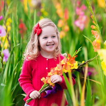 A primavera e as crianças