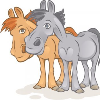 As mulas e os ladrões. Fábula para crianças de Esopo