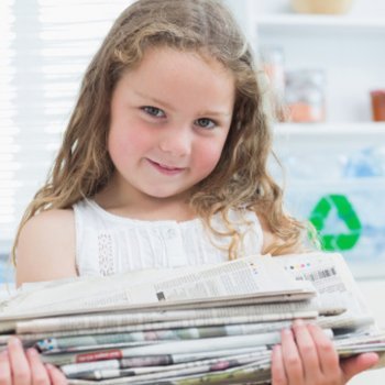 Ensinar as crianças a reciclar os diferentes materiais
