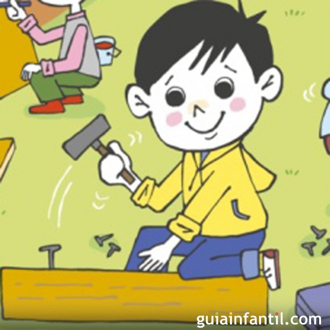 Conto infantil. O menino e os pregos