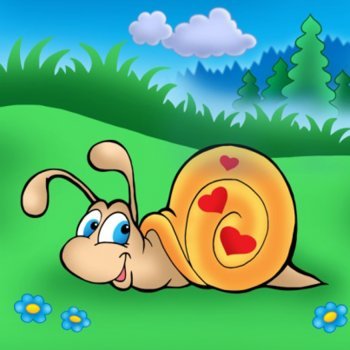 Contos para crianças. Pedrinho, o caracol e a lesma