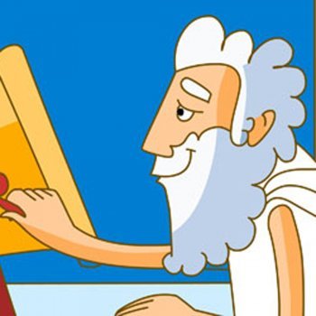 O astrônomo. Fábulas infantis de Esopo